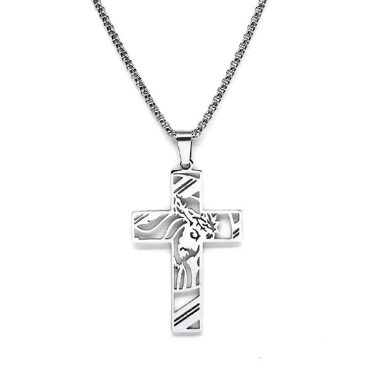 Jesus crown of thorns necklace